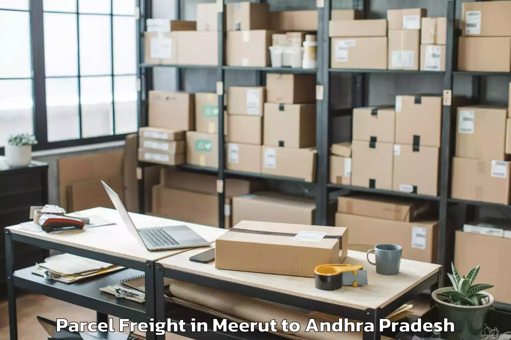 Discover Meerut to Banganapalle Parcel Freight